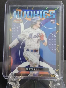 2023 Topps Finest BRETT BATY ROOKIES Kintsukuroi Black/Gold RC - Picture 1 of 3