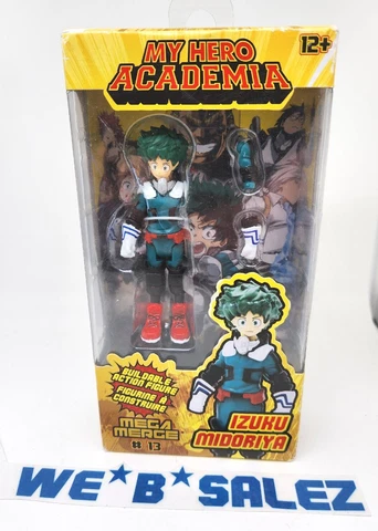 My Hero Academia Mega Merge #13 Izuku Midoriya 3" Buildable Figure Just Toys NIP Cover