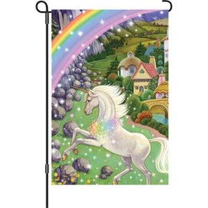 Flagge Einhorn (ca. 12 Zoll x 18 Zoll) Gartengröße PR 56189 - Bild 1 von 1