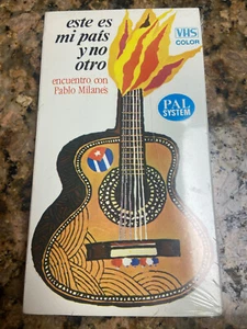 Vintage Mund Latino University Of Havana CUBA Factory Sealed VHS Pablo Milanes - Picture 1 of 6