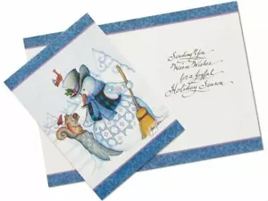Jim Shore Heartwood Creek Snowman Holiday Card Set – 6002245 - Picture 1 of 4