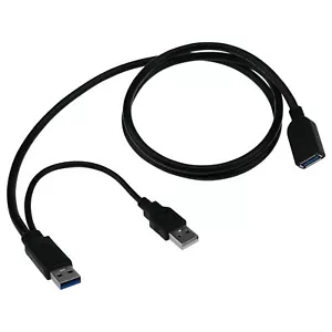 USB 3.0 Extension Cable 3ft Type A Male to Female Data Split Power Connector - Picture 1 of 7