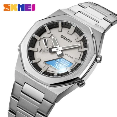 SKMEI Men Watch Luxury Military Wristwatch LED Digital Quartz Sport Watches Male - Image 1 of 4