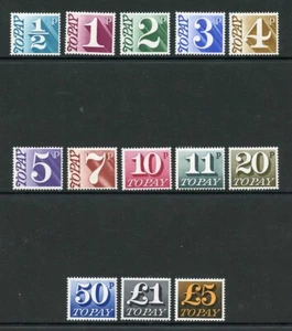 SGD77-D89 1/2p - 5.00 Set of 13 Post Dues U/M - Picture 1 of 1