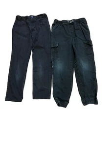 2 Pair Black Pants Girls Size 6 Garanimals Childrens Place J3 - Picture 1 of 5