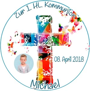 Tortenaufleger Kommunion/Firmung/Konfirm Tortenbild Fototorte 0055 - Bild 1 von 4