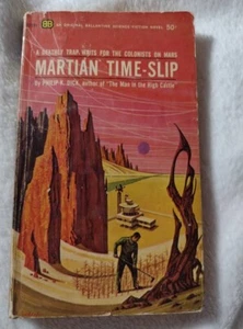 Martian Time-Slip by Philip K Dick 1964 Ballantine PB 1st Ed/Pr Vintage SF PKD - Picture 1 of 6