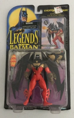Figura de Batman Knightquest Kenner Legends of Batman 1994 de colección nueva en tarjeta Foto 1 de 2