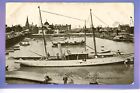 NICE EARLY 1911c STEAM SHIP YACHT LOWESTOFT SUFFOLK VINTAGE POSTCARD