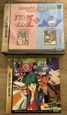 Time Gal & Ninja Hayate (Sega Saturn) complete, CIB, US seller, tested, works - Image 1 of 4
