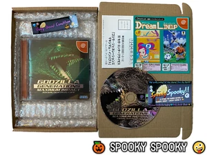 Godzilla Generations Maximum Impact Sega Dreamcast - NTSC-J Japan VGC with Reg - Picture 1 of 9