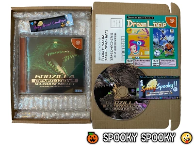 Godzilla Generations Maximum Impact Sega Dreamcast - NTSC-J Japan VGC with Reg - Image 1 of 4