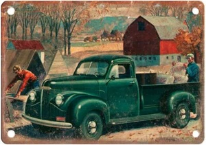 1946 Studebaker Vintage Automobile Ad Retro Look Reproduction Metal Sign A2668 - Picture 1 of 2