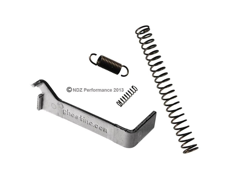NDZ PERFORMANCE Ghost 3.5lb Trigger Connector Self Defense Spring Kit Set GEN 1-4 for Glock