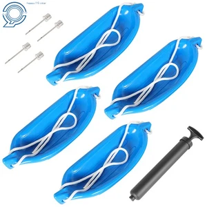 4 Ribbed Marine Blue 8.5" X 27" Boat Fender Vinyl Bumper Dock Shield Protection - Picture 1 of 12