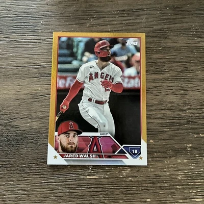 2023 Topps Gold Foil parallel Jared Walsh #439 Los Angeles Angels - Image 1 of 2