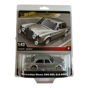 Hot Wheels Premium MERCEDES-BENZ 300 SEL 6.8 AMG Real Riders Scale 1:43 Diecast - Picture 1 of 1