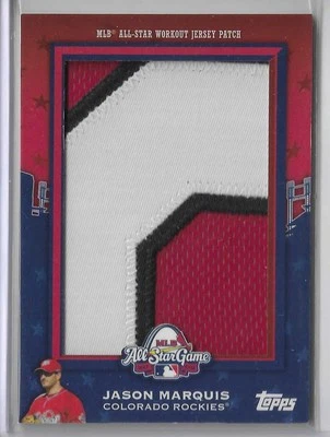 2009 Topps Update Jason Marquis All-Star Jumbo Patch Relic ASJP-42 #3/6 - Image 1 of 2