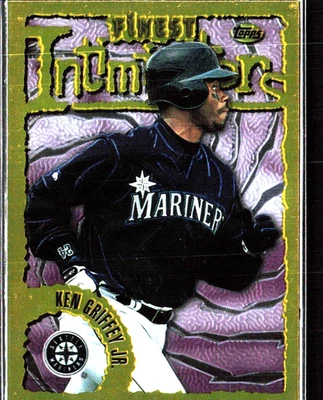 1996 Topps Finest #135 Ken Griffey Jr. Gold Rare - Image 1 of 2