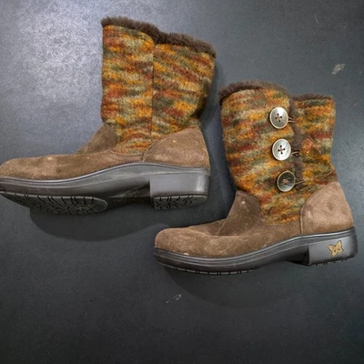 Alegria Nanook Pecan Botas Difusas Zapatos Para Mujer Talla 9 EE. UU. y 40 UE Foto 1 de 4