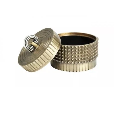 Philip Crangi 3” Trinket Box Spiked Brass Modern Brutalist Target Exclusive - Image 1 of 4