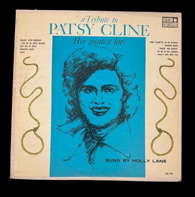 Holly Lane – A Tribute To Patsy Cline LP Vinyl Record Album CX-192 Country Music Foto 1 de 4