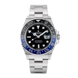 Rolex GMT-Master II Watch 40MM Black Index Hour Markers Dial Ceramic - Picture 1 of 8