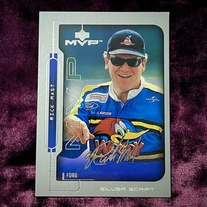 Rick Mast 2000 UD MVP Silver Script Facsimile Autograph NASCAR Racing Legends SP - Picture 1 of 2