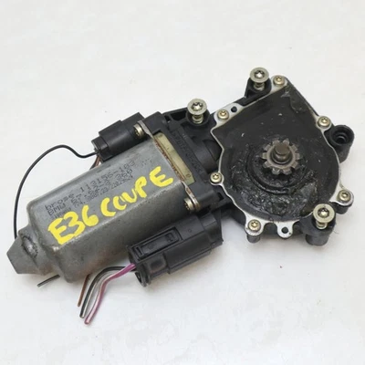 BMW E36 Coupe Touring Saloon Passenger Front Electric Window Motor NS & Plugs - Image 1 of 4