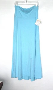 Falda larga para mujer Lula Roe Maxi azul talla L mezcla algodón - Imagen 1 de 3