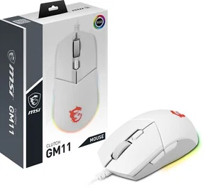 CLUTCH GM11 WHITE Gaming Maus - Optischer Sensor 5.000 DPI symmetrisch 10Mio+... - Bild 1 von 8