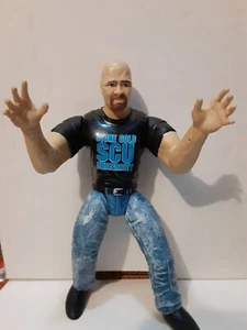 Steve Austin Stone Cold Action Figure 1997 Jakks Pacific WWF WWE 3:16 Wrestling - Picture 1 of 7