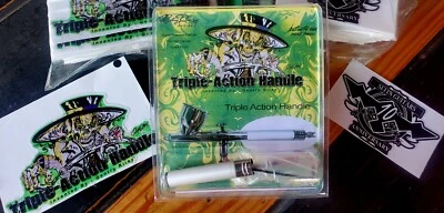 Triple Action Handle Airbrush Kit By Gentry Riley fits Iwata Airbrushing Art GSI
