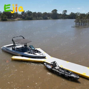 Estación de plataforma de muelle inflables en Y de 28 ft para barco/yate/jet ski - Imagen 1 de 8