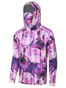 New Men Fishing Clothing Anti-UV Hoodie Sunscreen UPF50+ Quick Dry Long - Picture 1 of 34