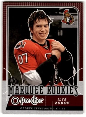 2008-09 O-Pee-Chee Ilya Zubov Rookie #517 Ottawa Senators - Image 1 of 2