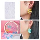 White Plastic Earring Pendant Resin Casting Mold Add Flair to Your Creations