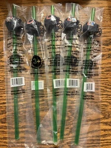 NFL Chicago Bears 12" Plastic Drinking Straw Helmet, Set of 5 - New & Sealed - Picture 1 of 5