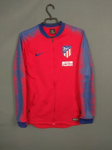 Atletico Madrid Jacket Size SMALL Football Soccer Full Zip Nike 920051-612 ig93 Cover