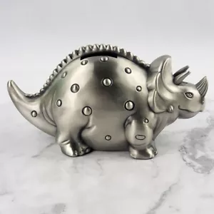 Triceratops Pewter Money Box - Picture 1 of 3