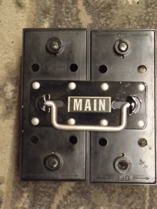 FEDERAL PACIFIC/ Wesco 100 amp FUSE  HOLDER PULLOUT FPE - Picture 1 of 4