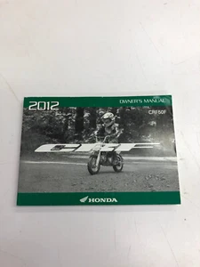 Honda CRF50F CRF 50 F 2012 genuino manual del propietario de fábrica fabricante de equipos originales 31GEL710 - Imagen 1 de 4
