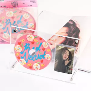 Photocard and CD Holder Stand, Acrylic Ablum Standing Display, 66 X 91 Mm Card C - Picture 1 of 12