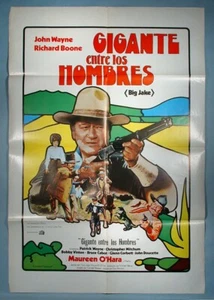 1971 John Wayne Big Jake Original One Sheet Movie Poster Maureen O'Hara Western - Picture 1 of 3