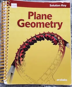 Abeka Plane Geometry Solution Key Second Edition - Picture 1 of 5