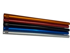 Go Kart Gmax Track Rod Round 8mm - Gold Blue Red Silver 210 - 275mm - Picture 1 of 14