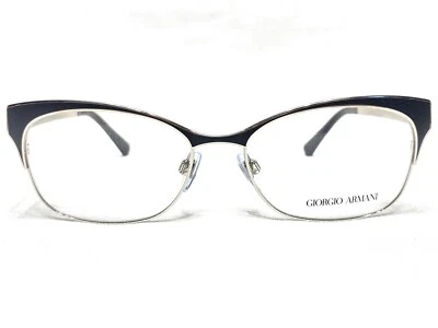 NUEVO Monturas de gafas Giorgio Armani AR5028 3061 plateadas/negras para mujer 53/16~145 Foto 1 de 4