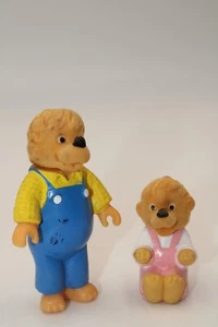 Berenstain Bears Vintage S & J 1986 Flocado Pa Bear & Brother Bear Juguetes - Imagen 1 de 6