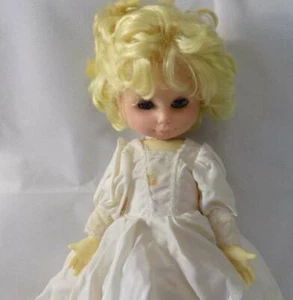Vintage collectible Soviet USSR CCCP Doll BRIDE clothes closing eyes toy 50cm - Picture 1 of 6