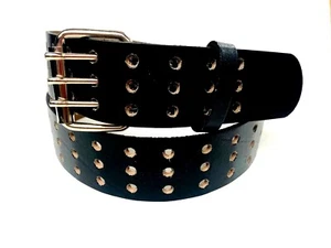 Cintura 3 fori 100% vera pelle,,1 larghezza 3/4", made & sale negli Stati Uniti, pezzo unico in pelle  - Foto 1 di 12